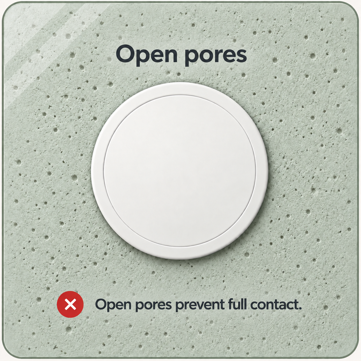 Open pores